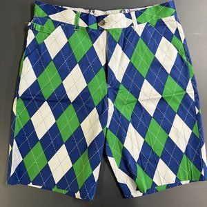 Royal and Awesome Golf Shorts NWOT